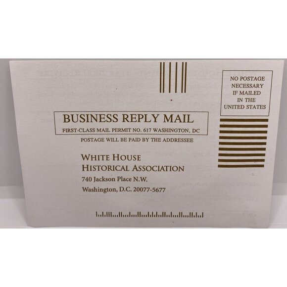 Vintage Christmas Collectible Ornament By The White House Historical Association - Picture 10 of 16